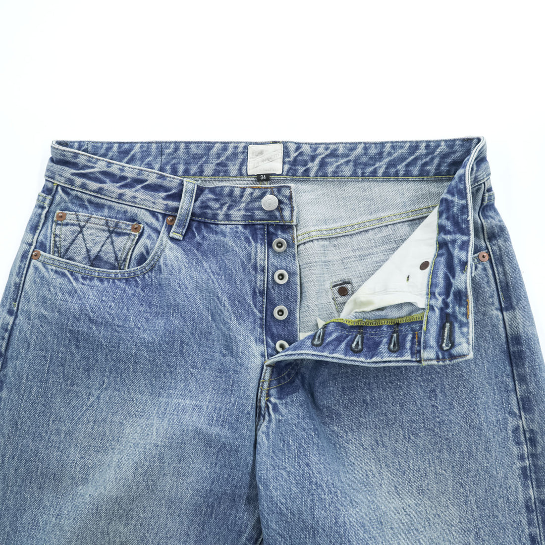 Schott PERFECTO セルヴィッヂ デニムパンツ 16OZ 岡山県産 赤耳 ジーンズ L インディゴ ブルー 3126053