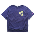 Champion ヴィンテージ レプリカ 半袖 スウェット トレーナー XL ネイビー REVERSE WEAVE リバースウィーブ 前V C8-B016