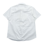 Eddie Bauer 半袖 オックスフォードシャツ SS OXFORD LOGO SHIRT M ホワイト ボタンダウン 9040 未使用品