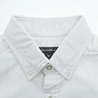 Eddie Bauer 半袖 オックスフォードシャツ SS OXFORD LOGO SHIRT M ホワイト ボタンダウン 9040 未使用品