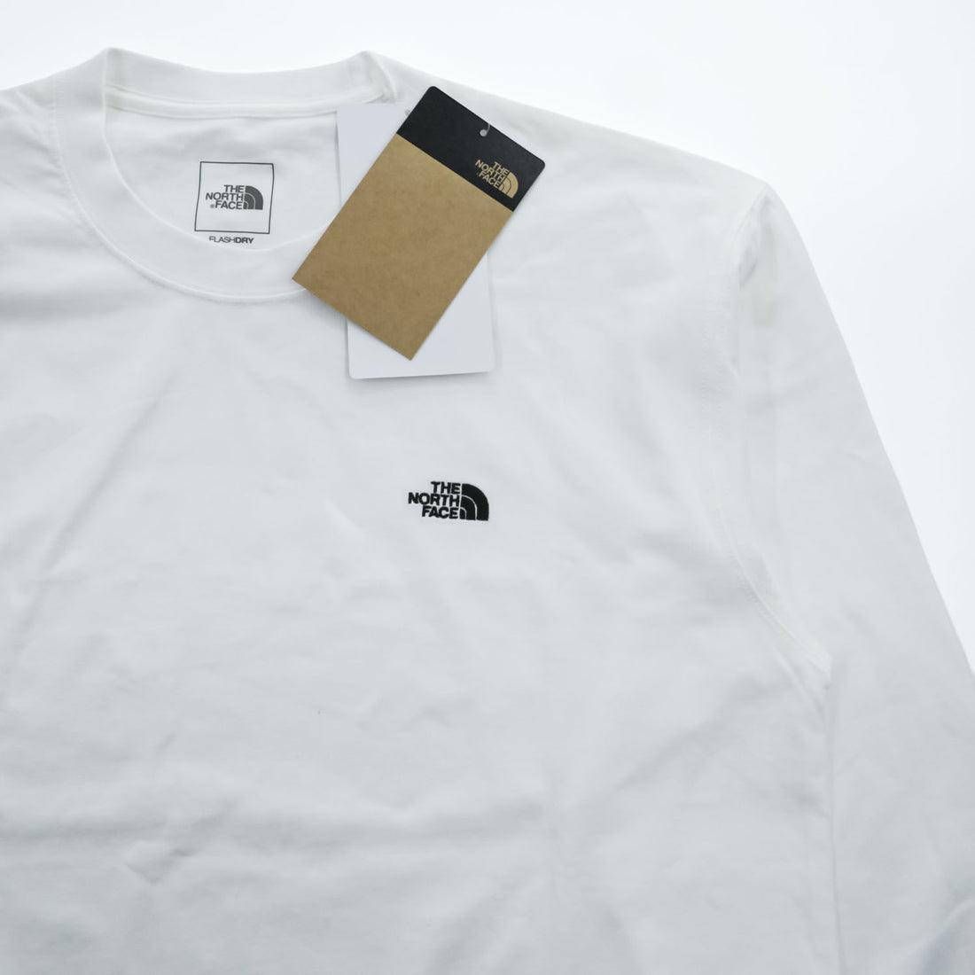 THE NORTH FACE フラッシュドライ FLASHDRY 長袖 ロングスリーブ Tシャツ ロンT M ストレッチ NUPTSE COTTON TEE 吸汗 速乾 NT32535 未使用品