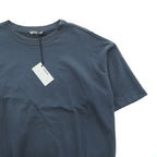 AURALEE 日本製 Tシャツ SUPER HIGH GAUGE NAPPED SWEAT TEE 半袖スウェット L ダークブルー シングルステッチ A21SP02NU 未使用品