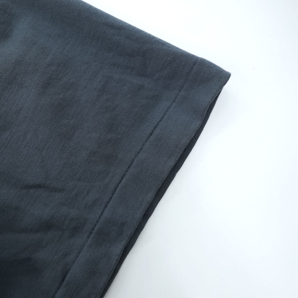 AURALEE 日本製 Tシャツ SUPER HIGH GAUGE NAPPED SWEAT TEE 半袖スウェット L ダークブルー シングルステッチ A21SP02NU 未使用品