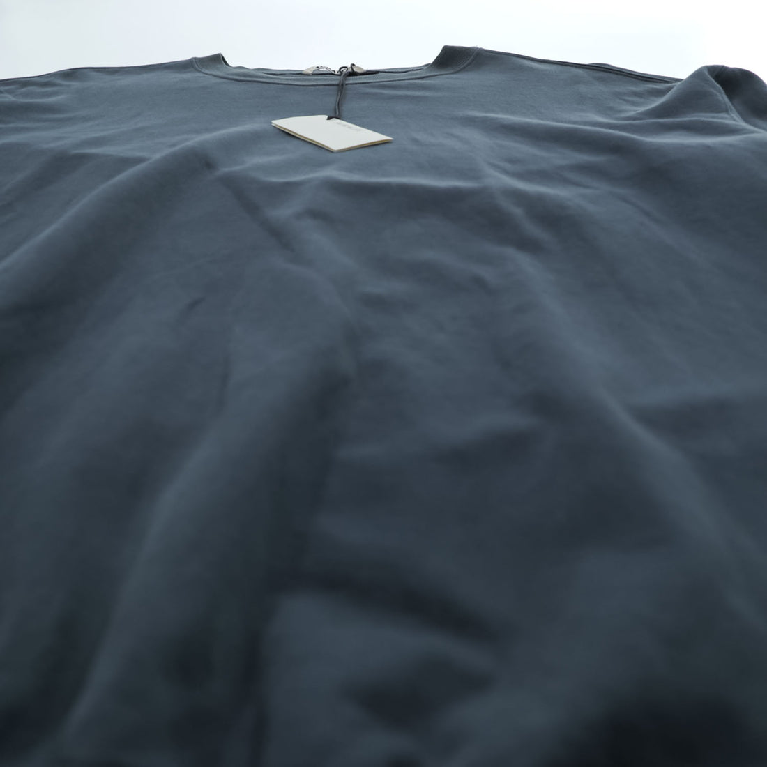 AURALEE 日本製 Tシャツ SUPER HIGH GAUGE NAPPED SWEAT TEE 半袖スウェット L ダークブルー シングルステッチ A21SP02NU 未使用品