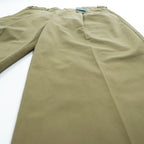 L.L.Bean 2タック ワイド チノパンツ L ベージュ プリーツ HIDDEN CONFORT WAIST WRINKLE FREE 形態安定 238076 未使用品