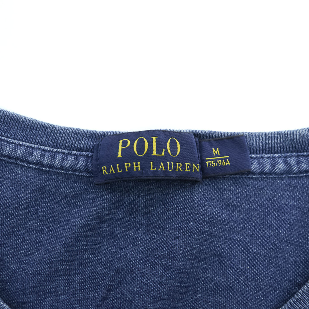Polo Ralph Lauren ポケットTシャツ M インディゴ ネイビー コットン100%