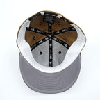 NEW ERA 59FIFTY ベースボールキャップ バイカラー MLB ロサンゼルス・ドジャース LA ブラウン ブラック