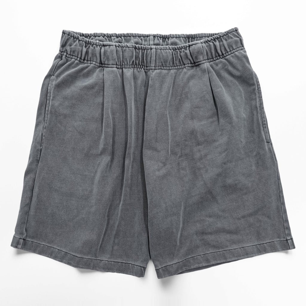 ONEITA ピグメント加工 スウェットショーツ POWER-T ショートパンツ ハーフパンツ M グレー ヴィンテージ加工 ヘビーウェイト