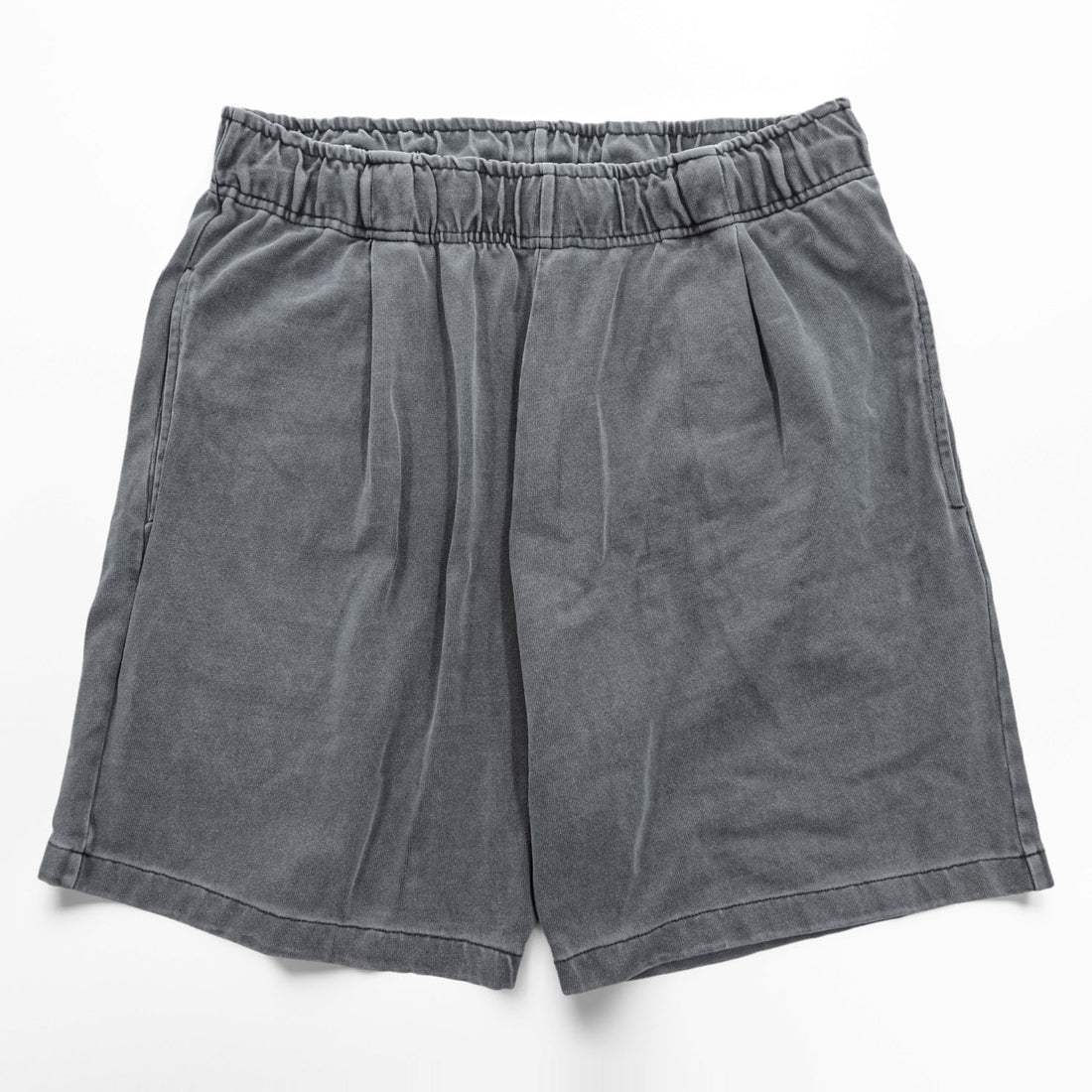 ONEITA ピグメント加工 スウェットショーツ POWER-T ショートパンツ ハーフパンツ M グレー ヴィンテージ加工 ヘビーウェイト