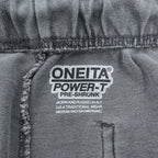 ONEITA ピグメント加工 スウェットショーツ POWER-T ショートパンツ ハーフパンツ M グレー ヴィンテージ加工 ヘビーウェイト