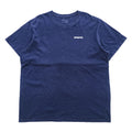 Patagonia P-6ロゴ オーガニックコットン Tシャツ XL ネイビー バックプリント REGULAR FIT