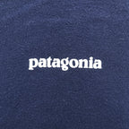 Patagonia P-6ロゴ オーガニックコットン Tシャツ XL ネイビー バックプリント REGULAR FIT