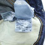 LEVI'S VINTAGE CLOTHING (LVC) Turkey-Made Denim Pants Jeans M Indigo Blue Vintage Wash Repaired Selvedge 501Z XX 1954 Model Reproduction Big E Red Tab 42TALON 50154-0076