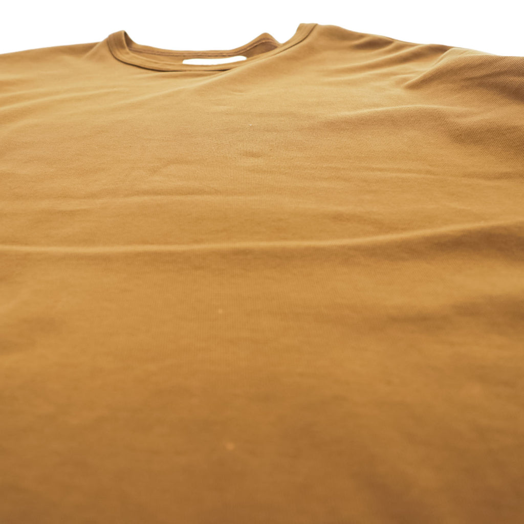 JieDa Short Length Wide S/S T-Shirt Camel Made in Japan Size 1