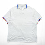 FACETASM RB-TEE-U01 Tricolor Rib Short Sleeve Polo Shirt White Size 00 Made in Japan