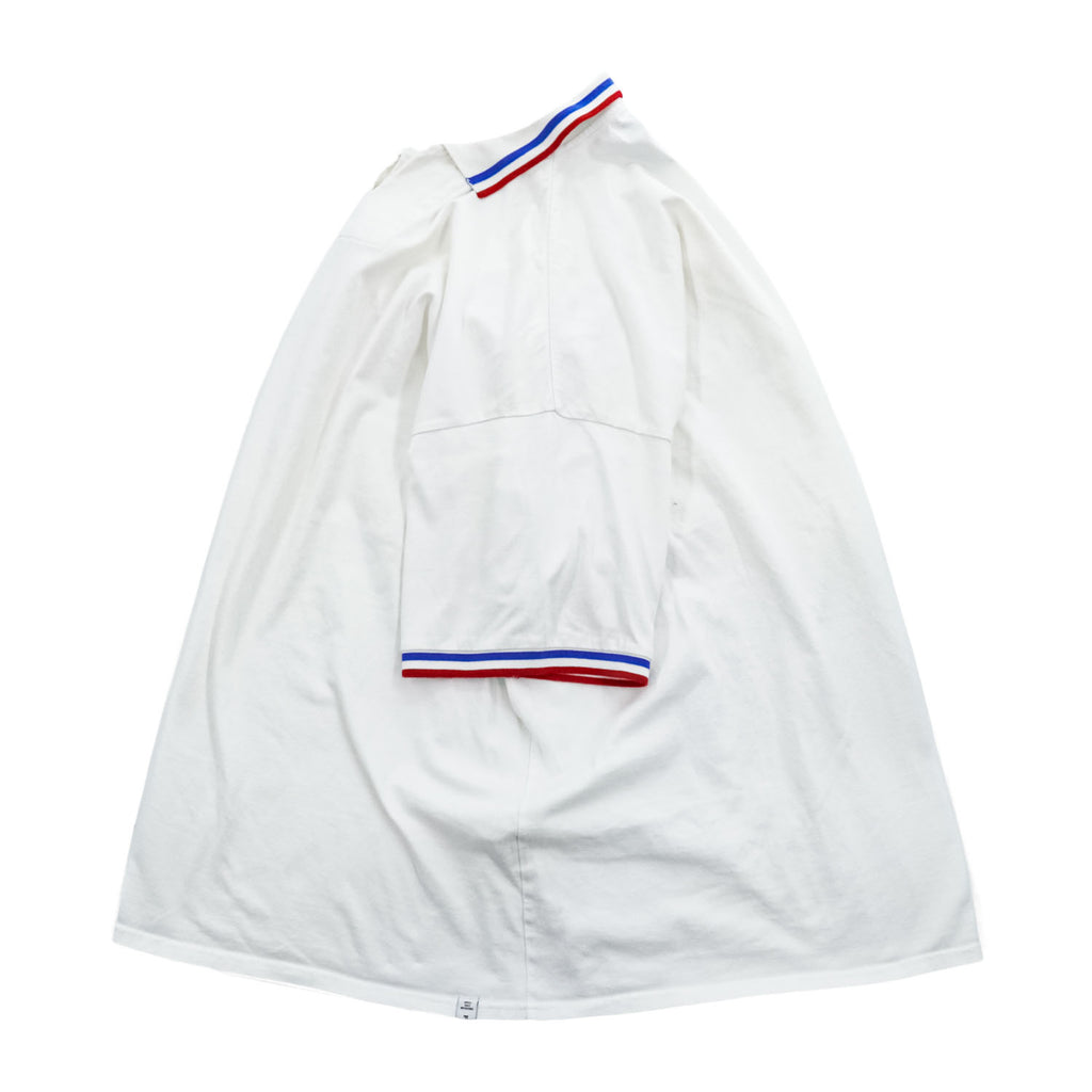 FACETASM RB-TEE-U01 Tricolor Rib Short Sleeve Polo Shirt White Size 00 Made in Japan