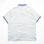 FACETASM RB-TEE-U01 Tricolor Rib Short Sleeve Polo Shirt White Size 00 Made in Japan