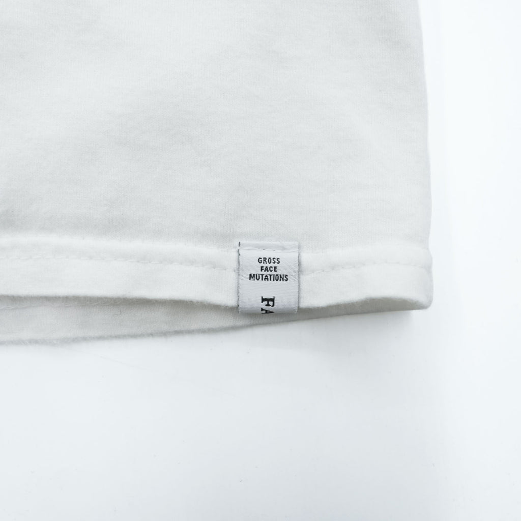 FACETASM RB-TEE-U01 Tricolor Rib Short Sleeve Polo Shirt White Size 00 Made in Japan