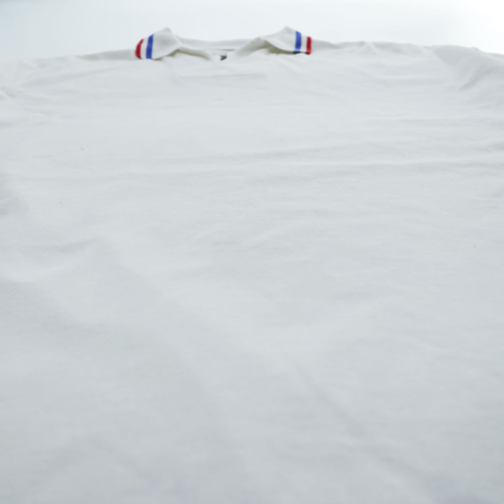 FACETASM RB-TEE-U01 Tricolor Rib Short Sleeve Polo Shirt White Size 00 Made in Japan