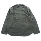 CLANE HOMME 日本製 リネン 長袖シャツ M ワッシャー加工 STUDIOUS取扱い 28108-1111