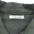 CLANE HOMME 日本製 リネン 長袖シャツ M ワッシャー加工 STUDIOUS取扱い 28108-1111