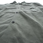 CLANE HOMME 日本製 リネン 長袖シャツ M ワッシャー加工 STUDIOUS取扱い 28108-1111
