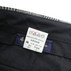 Brooks Brothers グレンチェック スラックス パンツ L グレー ワイド タック プリーツ ダブルカフス サスペンダーボタン