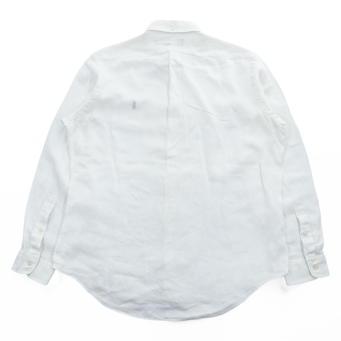 Ralph Lauren Long-Sleeve Shirt, Size L, White, Small Pony Logo Embroidery, Button-Down