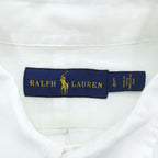 Ralph Lauren Long-Sleeve Shirt, Size L, White, Small Pony Logo Embroidery, Button-Down