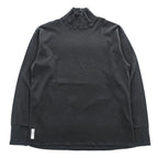 Nigel Cabourn 日本製 モックネック カットソー 長袖 ロングスリーブ Tシャツ L ブラック 8051-00-20002