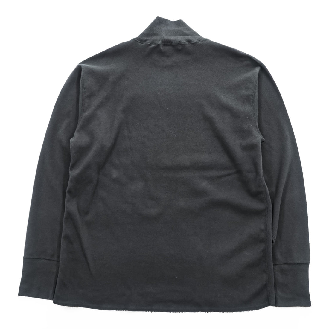 Nigel Cabourn 日本製 モックネック カットソー 長袖 ロングスリーブ Tシャツ L ブラック 8051-00-20002
