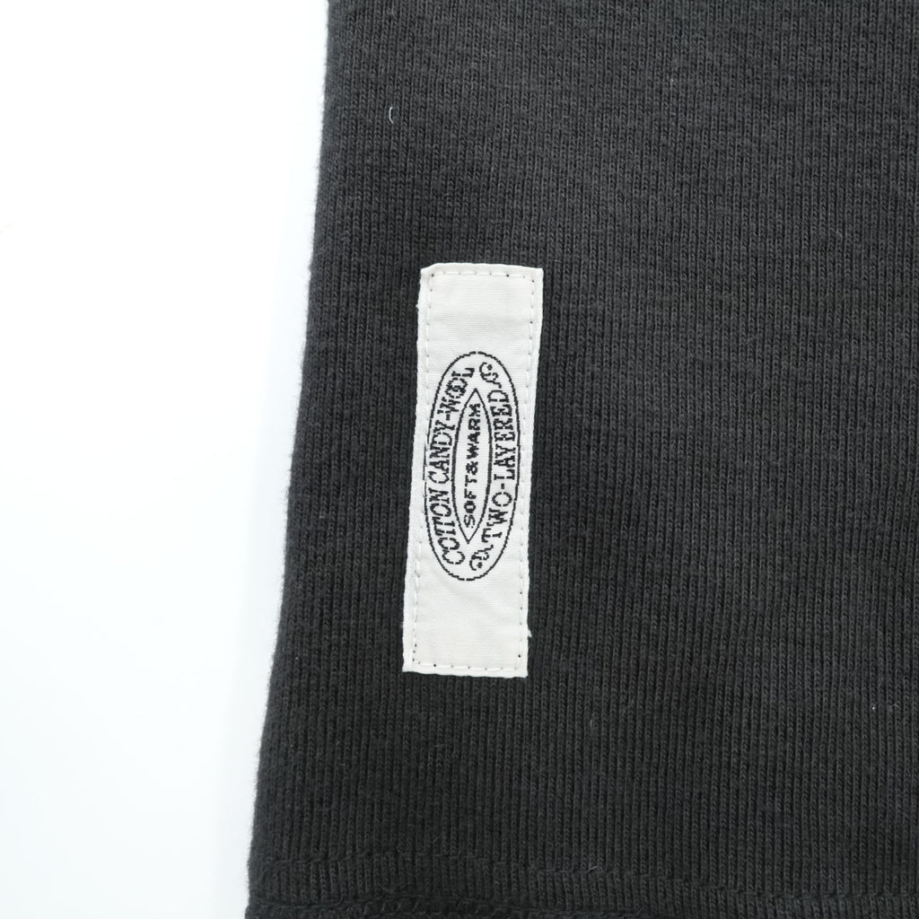 Nigel Cabourn 日本製 モックネック カットソー 長袖 ロングスリーブ Tシャツ L ブラック 8051-00-20002