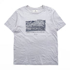 snow peak 日本製 ランドステーション Tシャツ L グレー 京都嵐山 限定 TS-20SU805