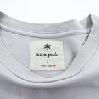 snow peak 日本製 ランドステーション Tシャツ L グレー 京都嵐山 限定 TS-20SU805