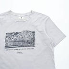 snow peak 日本製 ランドステーション Tシャツ L グレー 京都嵐山 限定 TS-20SU805
