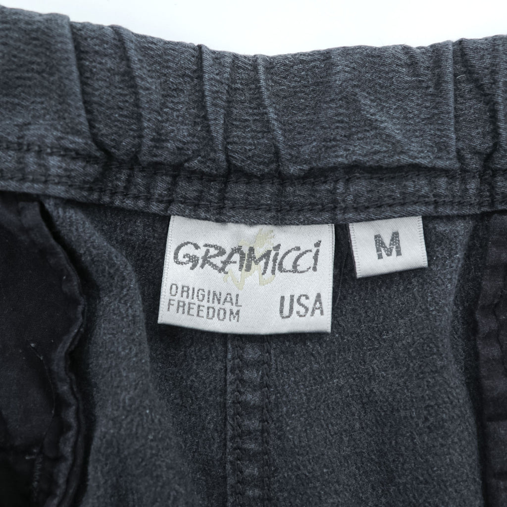 GRAMICCI クライミングパンツ ウェビングベルト ストレッチパンツ M グレー ベルト付 GMP-18S124
