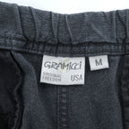 GRAMICCI クライミングパンツ ウェビングベルト ストレッチパンツ M グレー ベルト付 GMP-18S124