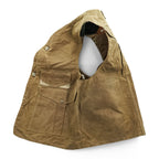 1997 Filson Style 31 Tin Cloth Hunting Vest USA Made L Waxed Cotton W/Tags