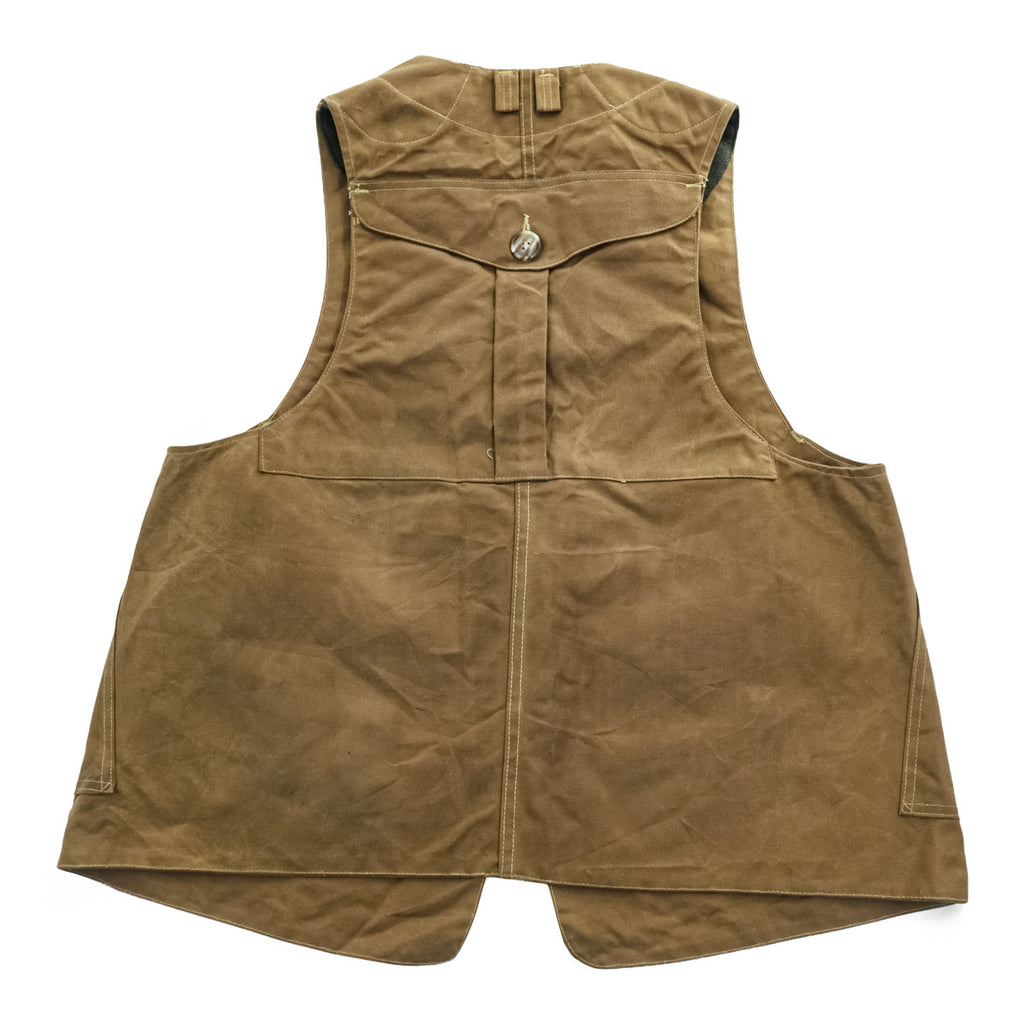 1997 Filson Style 31 Tin Cloth Hunting Vest USA Made L Waxed Cotton W/Tags