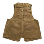1997 Filson Style 31 Tin Cloth Hunting Vest USA Made L Waxed Cotton W/Tags