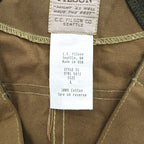 1997 Filson Style 31 Tin Cloth Hunting Vest USA Made L Waxed Cotton W/Tags
