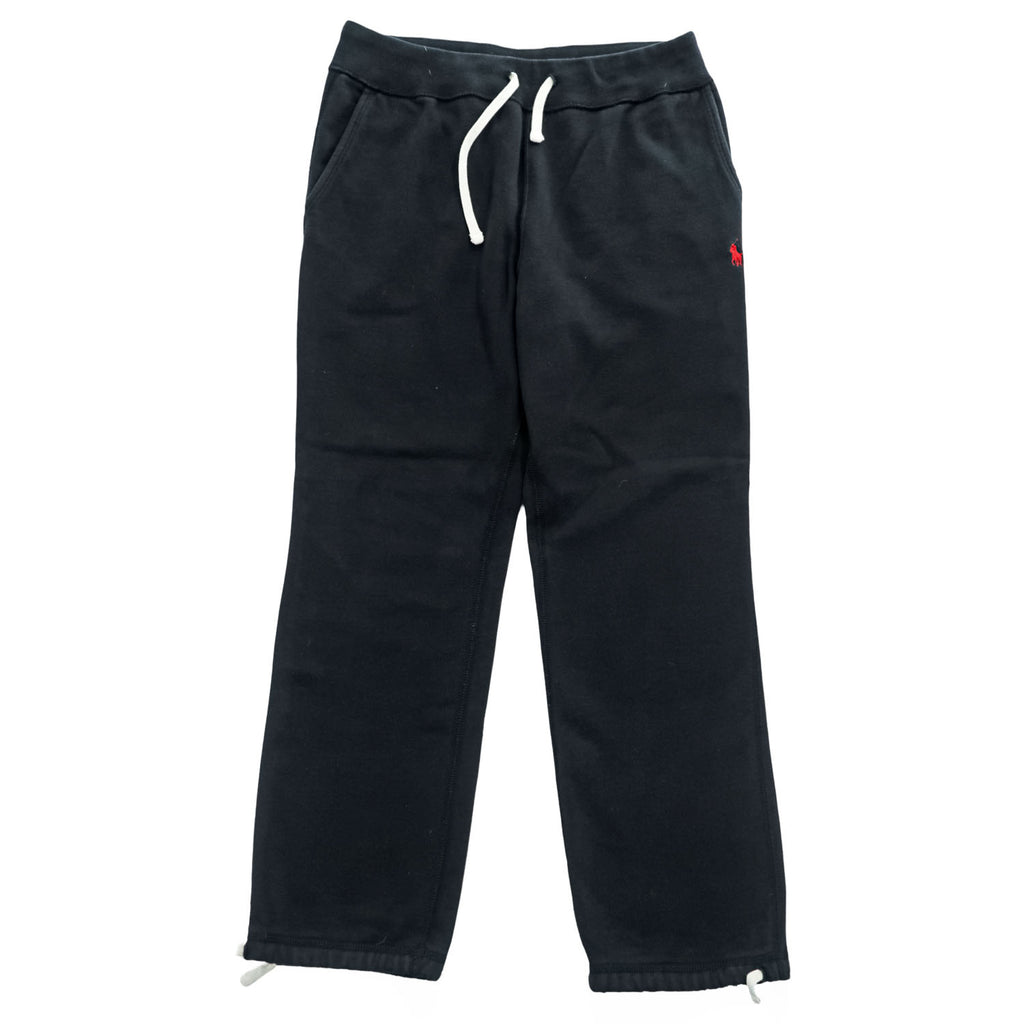 Polo Ralph Lauren Pony Logo Drawcord Hem Sweatpants Black Size S