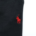 Polo Ralph Lauren Pony Logo Drawcord Hem Sweatpants Black Size S