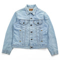 Levi Strauss USA-Made 1980s Vintage Denim Jacket (G-Jean) Size M, Blue, Button Backing 527, 70506-0211