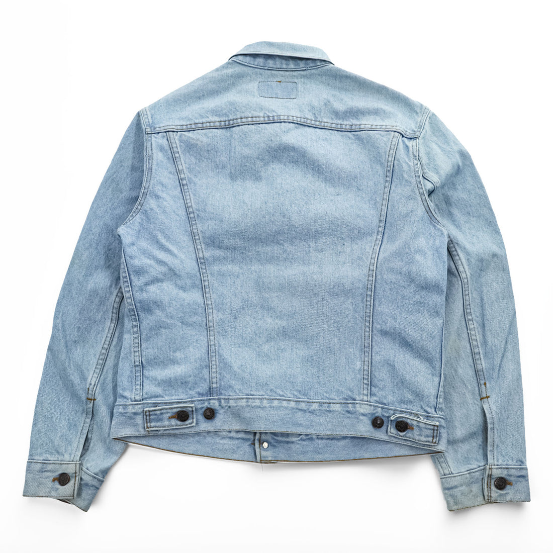 Levi Strauss USA-Made 1980s Vintage Denim Jacket (G-Jean) Size M, Blue, Button Backing 527, 70506-0211