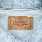 Levi Strauss USA-Made 1980s Vintage Denim Jacket (G-Jean) Size M, Blue, Button Backing 527, 70506-0211