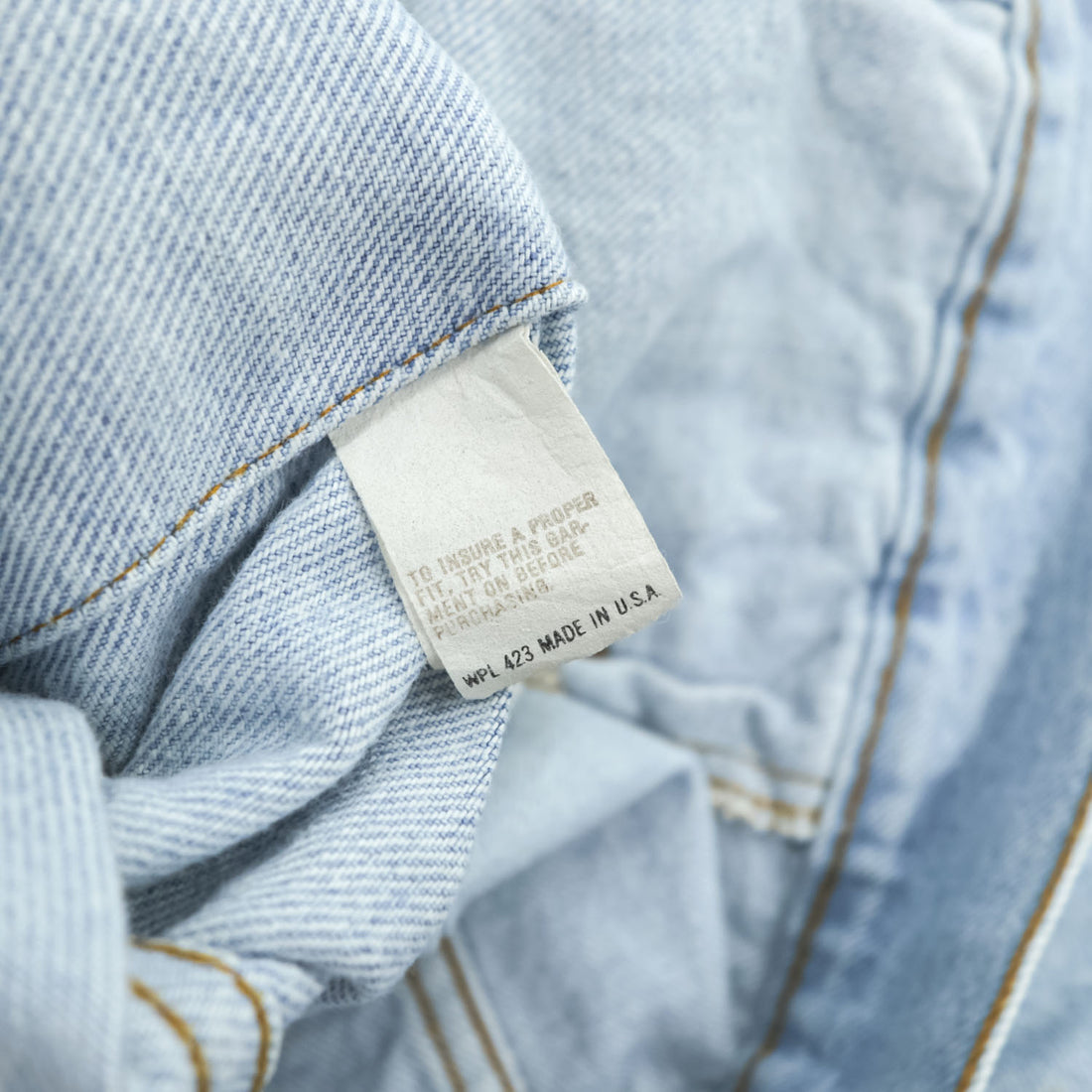 Levi Strauss USA-Made 1980s Vintage Denim Jacket (G-Jean) Size M, Blue, Button Backing 527, 70506-0211