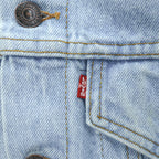 Levi Strauss USA-Made 1980s Vintage Denim Jacket (G-Jean) Size M, Blue, Button Backing 527, 70506-0211