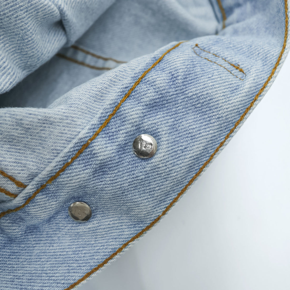 Levi Strauss USA-Made 1980s Vintage Denim Jacket (G-Jean) Size M, Blue, Button Backing 527, 70506-0211