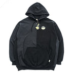TOWNCRAFT Crazy Pattern Pullover Sweat Hoodie Charcoal Size M New with Tags